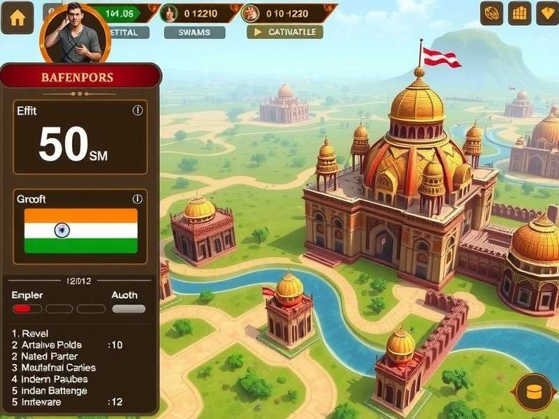 Distinguished Emperors localization features showing multiple Indian language options